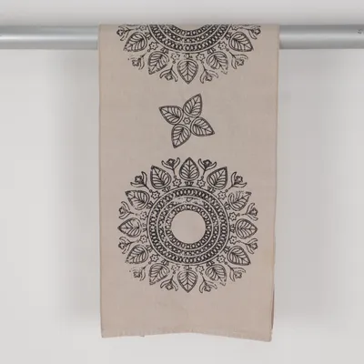 Tafelloper (Beige) van Rusta Katoen