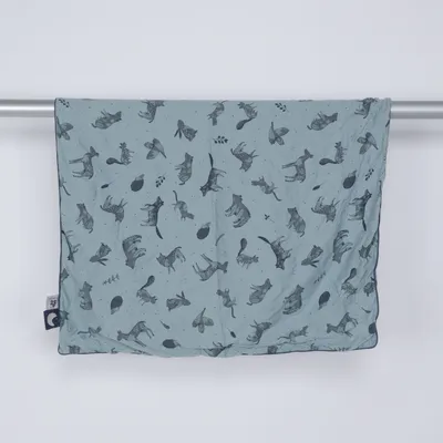 Duvet cover (Green, Multicolored) from Sebra Cotton