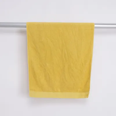 Badlakan (Gul) från Living by Hemtex Bomull