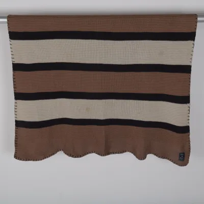 Blanket (Brown, Black, Beige) from Lexington Company Cotton