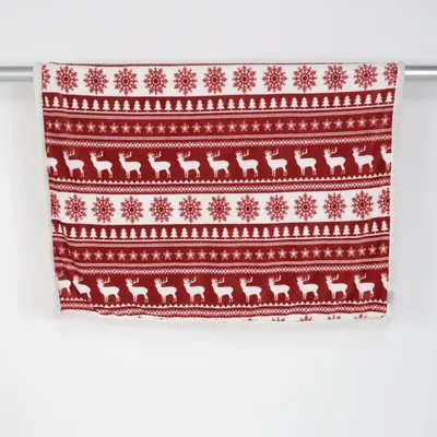 Filt (Röd, Vit) från Kotikulta Polyester