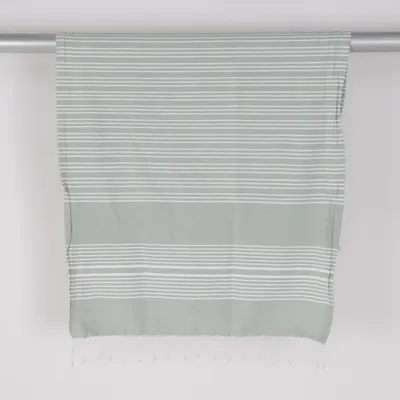 Towel (Green, White)