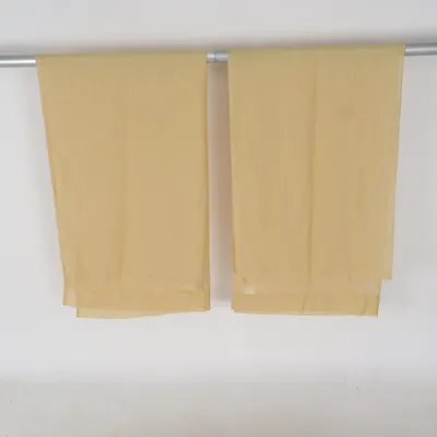 Rideau passe tringle (Jaune) de Rusta Home Polyester