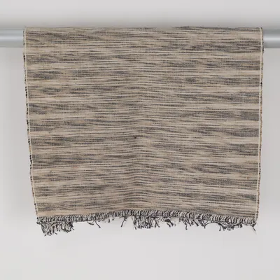 Fladvævet tæppe (Beige, Grå) fra IKEA Bomuld