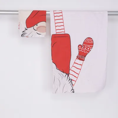 Bed set (White, Red, Multicolored) from Wolly & Co Cotton