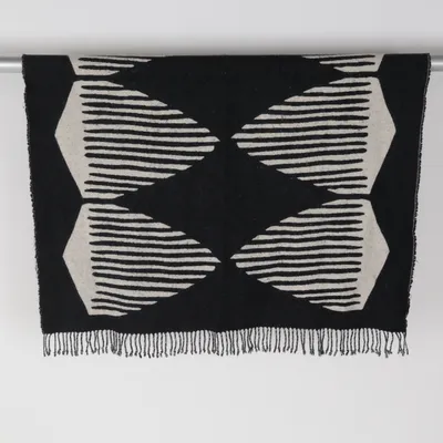 Pläd (Svart, Vit) från H&M Home