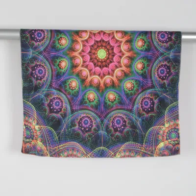 Flagga (Flerfärgad, Blå)