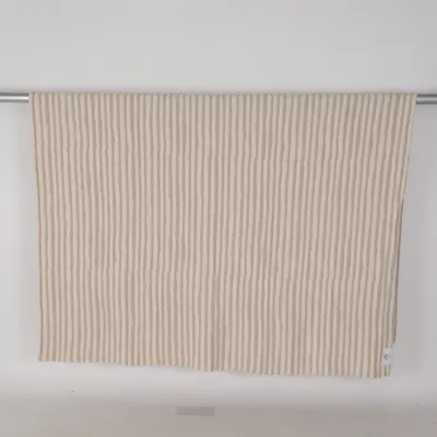 Överkast (Beige, Vit) från Magasin Bomull