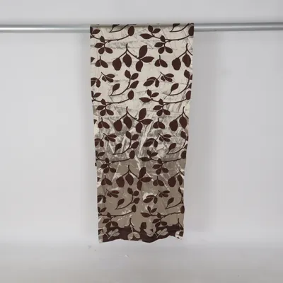 Rideau passe tringle (Marron, Beige)