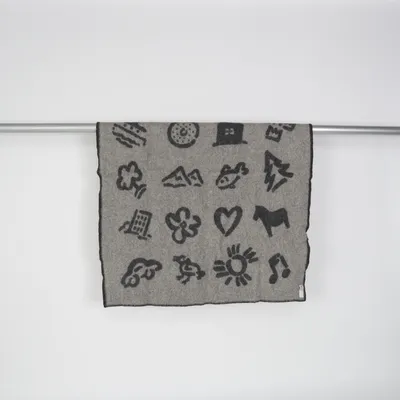 Filt (Grå, Svart) från Klippan Ull