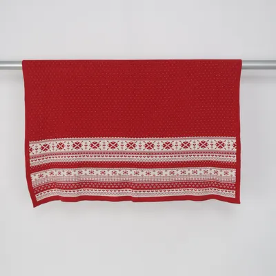 Sprei (Rood, Wit) van Hemtex Katoen, Polyester