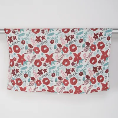 Babyfilt (Röd, Blå, Vit, Rosa) från Tula Viskos