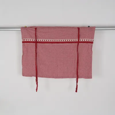 Lusgordijn (Rood, Wit) van Rusta Katoen