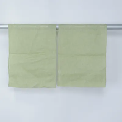 Rod pocket curtain (Green) from Himla Linen