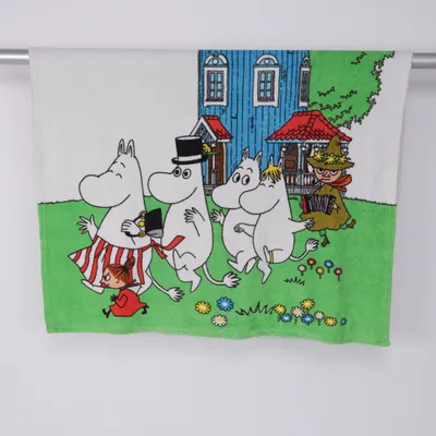 Pläd (Grön, Flerfärgad) från Moomin