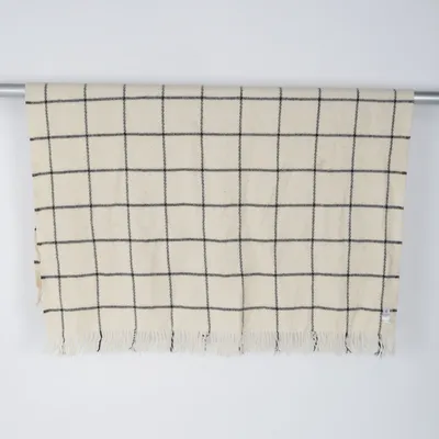 Filt (Vit, Svart) från Klippan