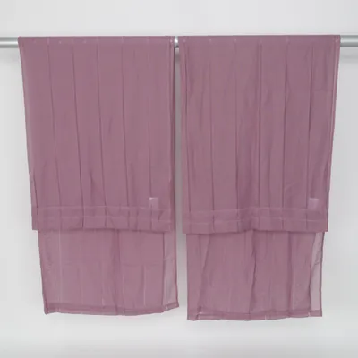 Rod pocket curtain (Purple) from Rusta Home Polyester