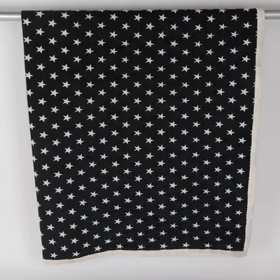 Överkast (Svart, Vit) från Gripsholm Bomull, Polyester