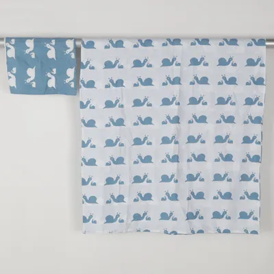 Bäddset (Blå, Vit) från My Baby Bomull