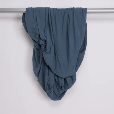 Fitted sheet (Blue) from Linvosges Cotton