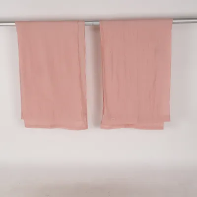 Rideau passe tringle (Rose) de Jotex Coton, Polyester