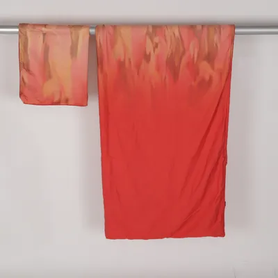 Bed set (Red, Orange) from Escada Cotton