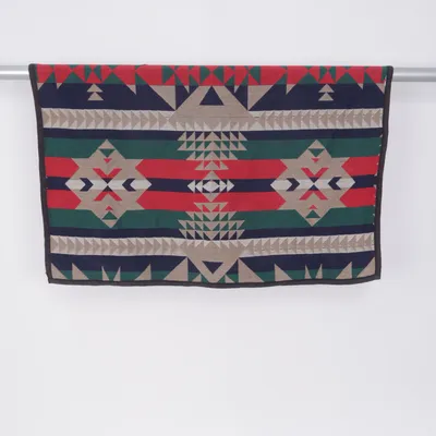 Geweven tapijt (Bruin, Meerkleurig, Rood, Groen)