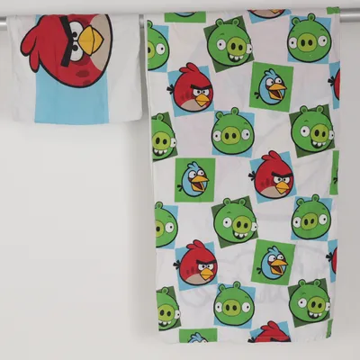 Dekbedset (Wit, Meerkleurig) van Angry Birds Katoen