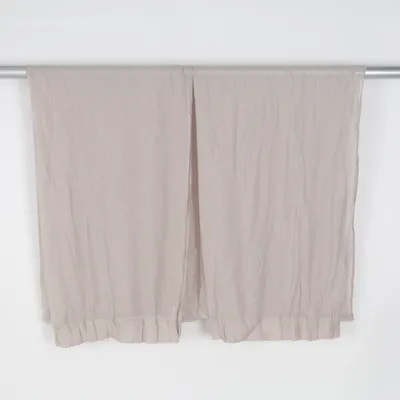 Plooigordijnen (Beige) van Rusta Home Polyester