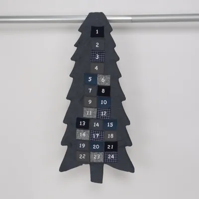 Adventskalender (Grå, Flerfärgad)