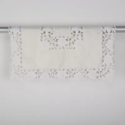 Tissu en dentelle (Blanc)