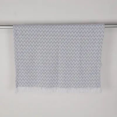 Wolldecke (Blau, Weiß) von Nyhem Baumwolle