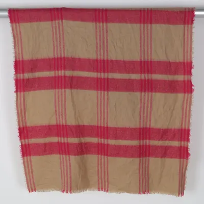 Scarf (Red, Beige) from Zara Accessories
