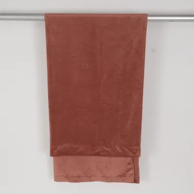 Rod pocket curtain (Brown) from Åhléns Polyester