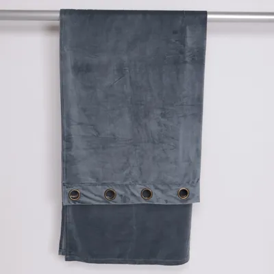 Öljettgardin (Blå) från Ellos Polyester