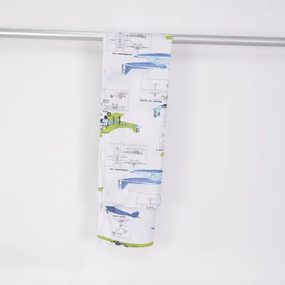 Kanallängd (Vit, Flerfärgad) från Jotex Bomull