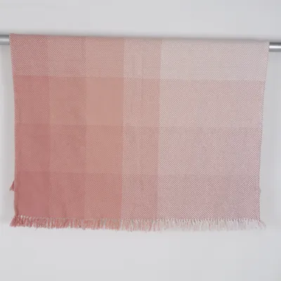 Filt (Rosa, Vit) från Bolia Bomull