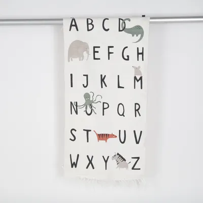 Vävd matta (Vit, Flerfärgad) från H&M Home Bomull