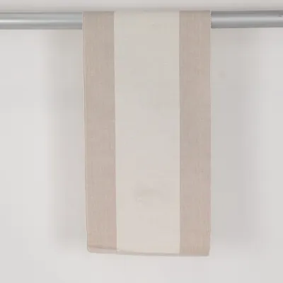 Table runner (Beige, White) from My Home Cotton