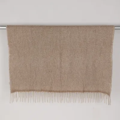 Plaid (Beige) de Mogihome Acrylique, Polyamide, Laine