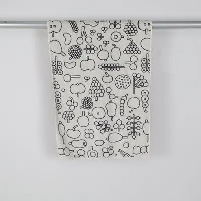 Bath towel (White, Black) from Iittala Cotton