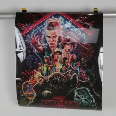 Affiche (Noir, Multicolore) de Stranger Things