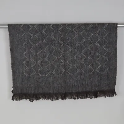 Blanket (Gray) from Nordal Acrylic, Polyamide, Wool