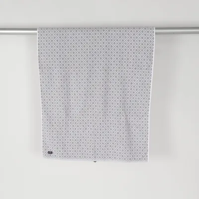 Bath towel (Gray, White) from Nina Royal Cotton