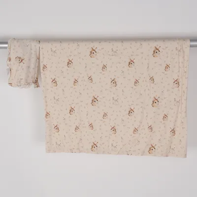 Bäddset (Beige) från Geggamoja x Mrs Mighetto Bambu, Elastan, Ekologisk bomull