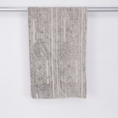 Woven rug (White, Black) from Indiska Cotton