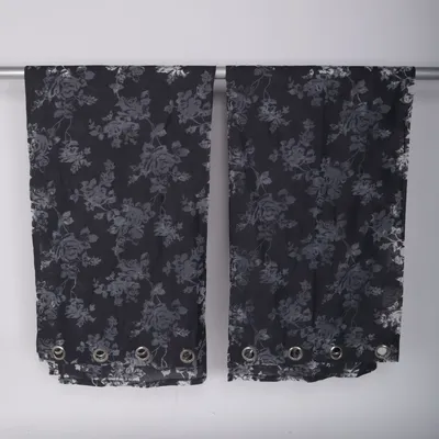 Eyelet curtain (Gray, White) from Jotex