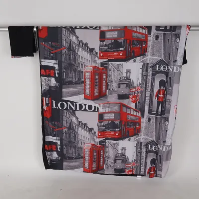 Parure de lit (Noir, Gris, Rouge) de Rusta Polyester