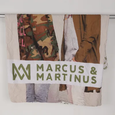 Duvet cover (Beige, Multicolored) from Marcus & Martinus Cotton