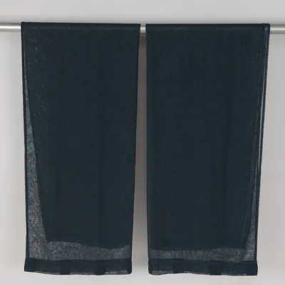 RIdeau occultant (Bleu) de Indiska Polyester